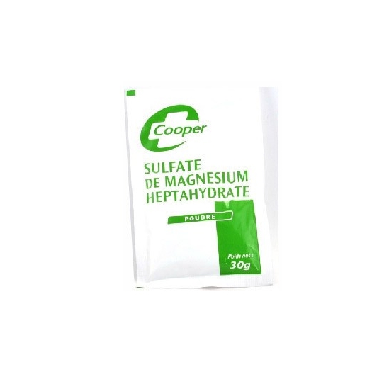 Cooper Sulfate de magnesium heptahydrate en poudre 30g