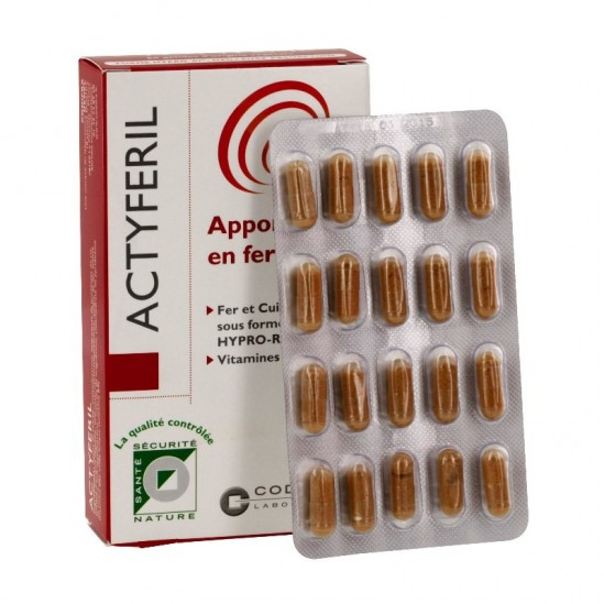 Codifra Actyferil 60 gélules Codifra Actyferil 60 gélules