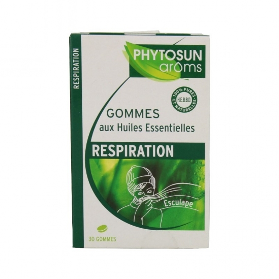 Phytosun arôms 30 gommes respiration esculape