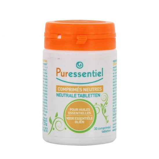 Puressentiel 30 comprimés neutres pour huiles essentielles