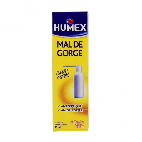 Humex Mal de Gorge collutoire flacon pressurisé 35ml