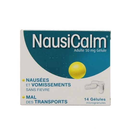 Nausicalm adultes 50mg 14 gélules