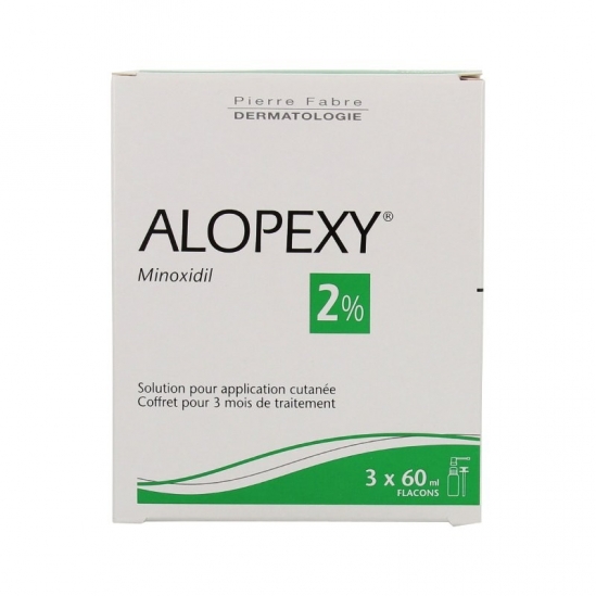 Alopexy 2% solution pour application cutanee 3X60ml