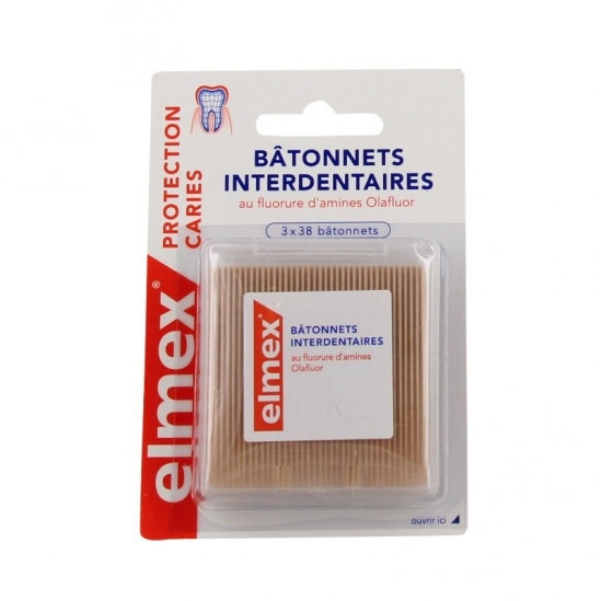 Elmex 3x38 bâtonnets interdentaires