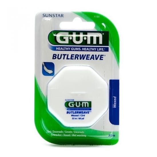 GUM Butlerweave 1155 fil dentaire ciré 55m