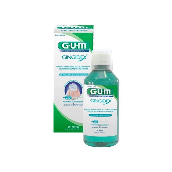 Gum gingidex bain de bouche 0,06% sans alcool 300ml