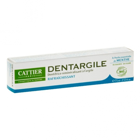 Cattier dentargile menthe 75ml