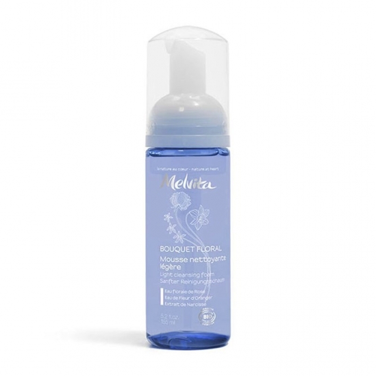 Melvita Bouquet Floral Mousse Nettoyante Légère 155ml