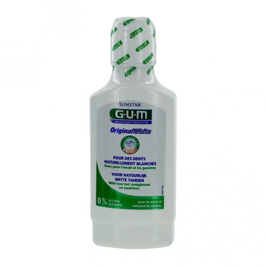 Gum bain de bouche blancheur original white 300ml