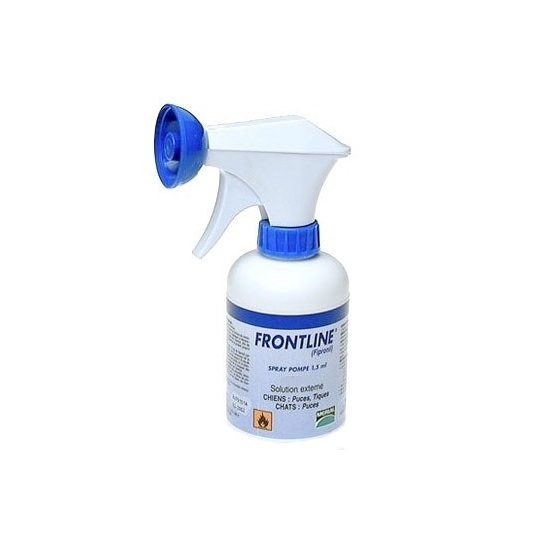 Merial Frontline Spray Anti-puces, anti-tiques et anti-poux pour chiens et chats 500ml