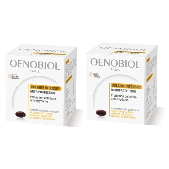 Oenobiol Solaire intensif nutriprotection duo 30 capsules