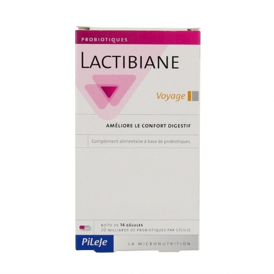 Pilèje Lactibiane Voyage 14 gélules