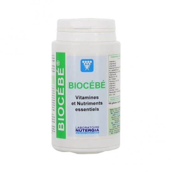 Nutergia biocébé 100 capsules