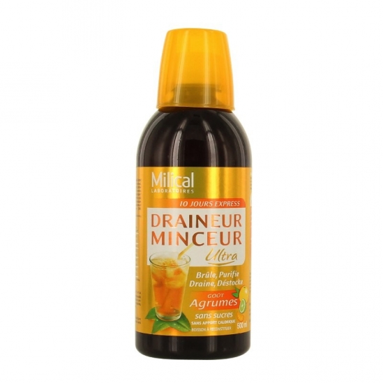 Milical draineur minceur ultra agrumes 500ml