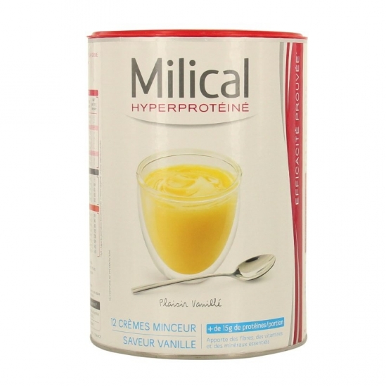 Milical hyperprotéiné vanille 12 crèmes