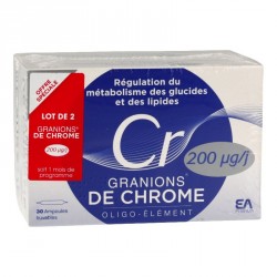 EA Pharma Granions de chrome 60 ampoules