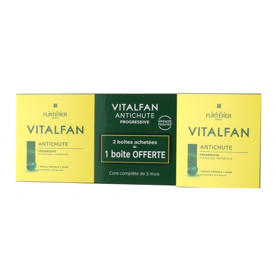 René Furterer Vitalfan antichute chute de cheveux progressive 3x30 capsules