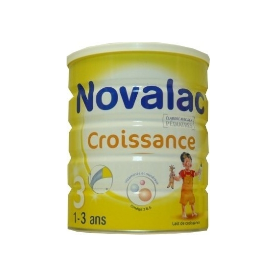 Novalac lait croissance 3ème âge 1 à 3 ans 800g