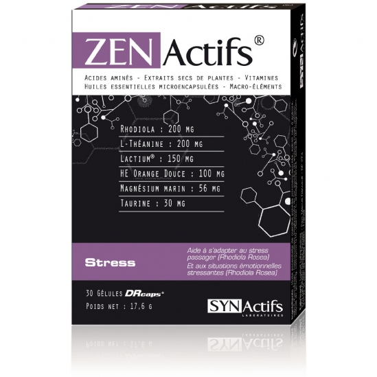 Aragan Synactifs ZenActifs 30 gélules