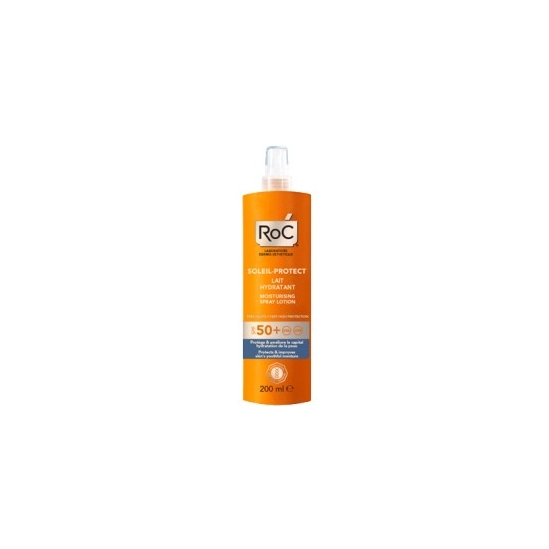 Roc lait hydratant en spray spf 50+ 200ml