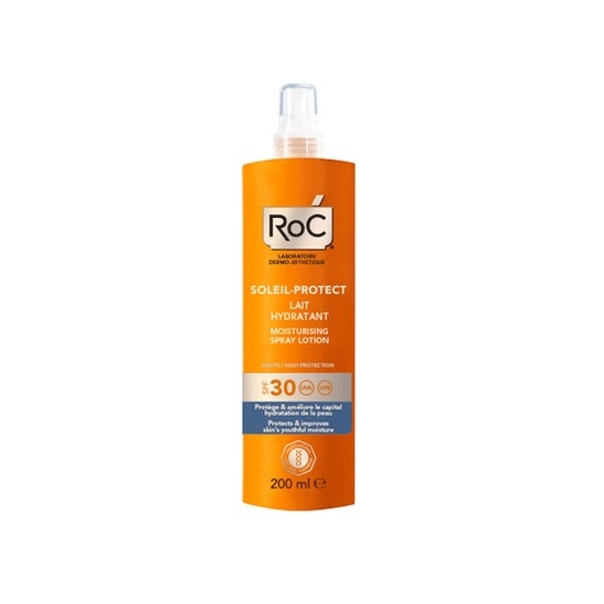 Roc lait hydratant en spray spf 30 200ml