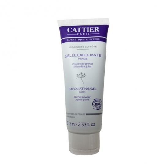 Cattier Gelée Exfoliante Visage Grains de Lumière 75ml