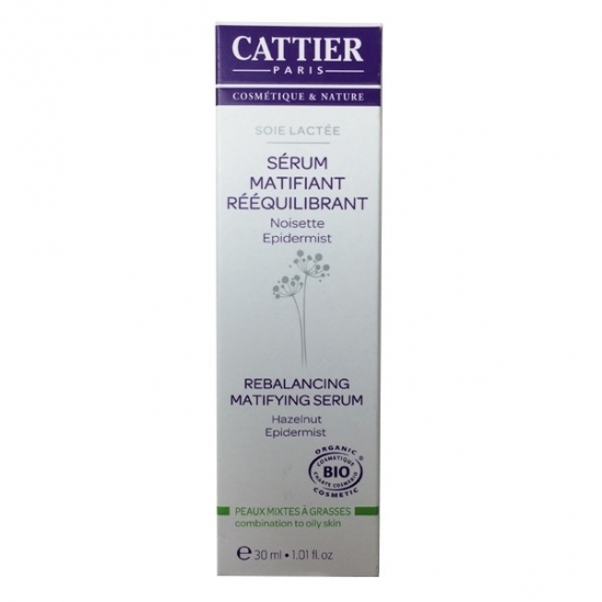 Cattier Soie Lactée Sérum Matifiant Rééquilibrant 30ml