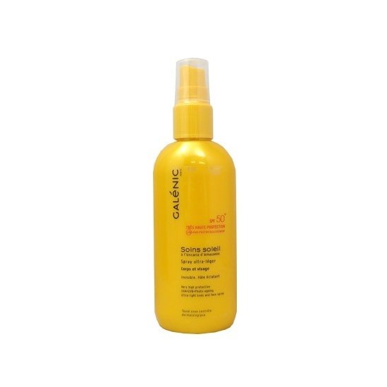 Galénic solaire spray ultra léger visage et corps spf 50+ 125ml