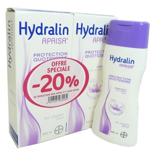 Hydralin apaisa soin intime quotidien 400ml x2