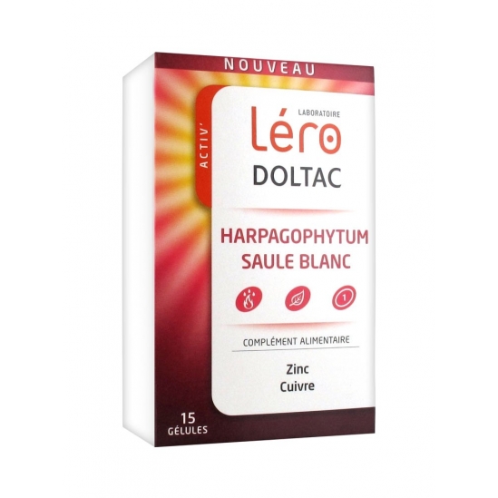 Léro Doltac Harpagophytum et Saule Blanc 15 Gélules