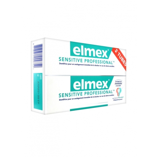 Elmex Sensitive Professional Dentifrice Lot de 2 x 75 ml