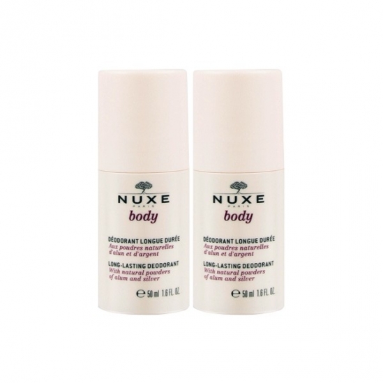 Nuxe body déodorant longue durée duo roll-on 2x50ml