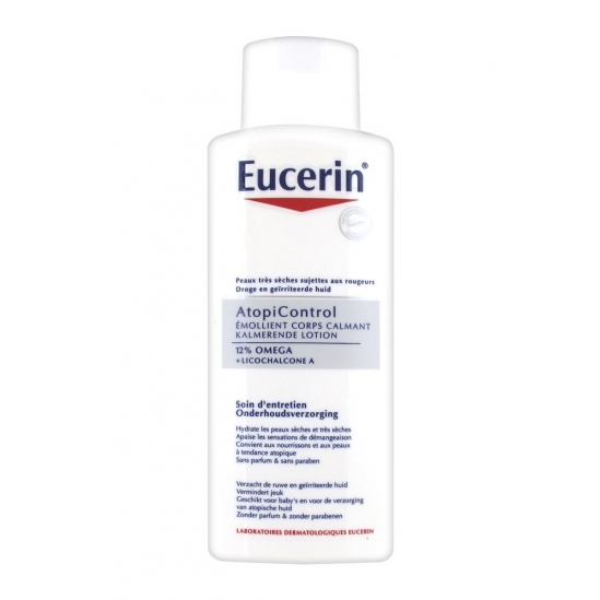 Eucerin AtopiControl Emollient Corps Calmant 12% Oméga 250 ml