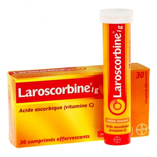 Laroscorbine 1g comprimé effervescent 30 comprimés