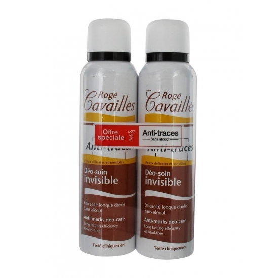 Rogé Cavaillès Déo-Soin Anti-Traces Spray Lot de 2x150ml