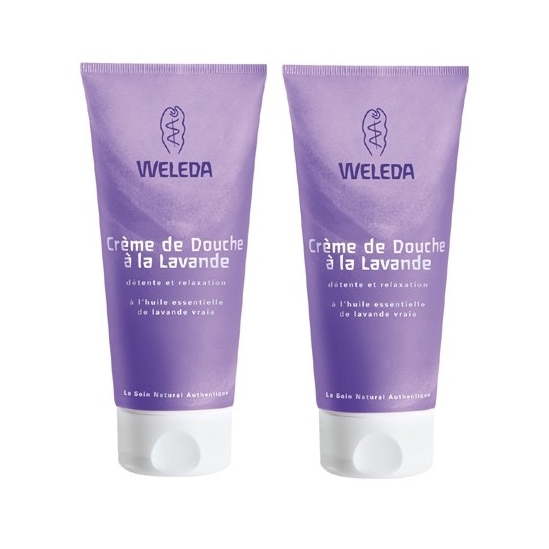 Weleda crème de douche à la lavande 200ml x2