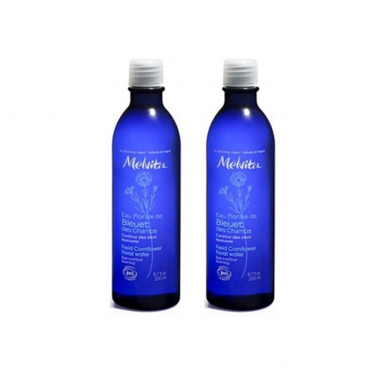 Melvita Duo Eau Florale De Bleuet Des Champs Flacon 2x200ml