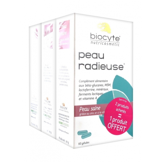 Biocyte peau radieuse 3 x 60 gélules