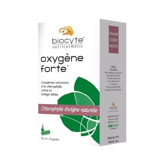 Biocyte Oxygène Forte 50 ml + 30 gelules