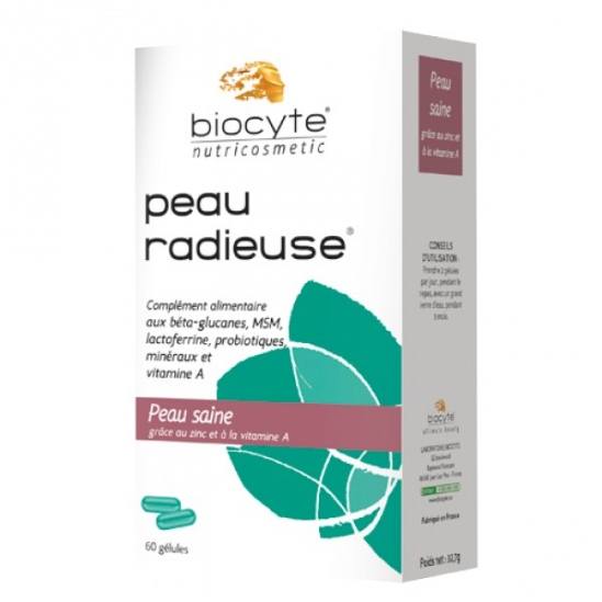 Biocyte peau radieuse 60 gélules