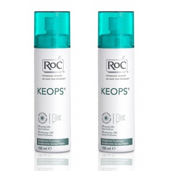 Keops déodorant spray fraicheur 2 x 100ml