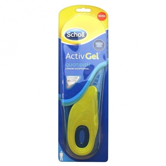 Scholl Semelles ActivGel Quotidien homme 1 Paire