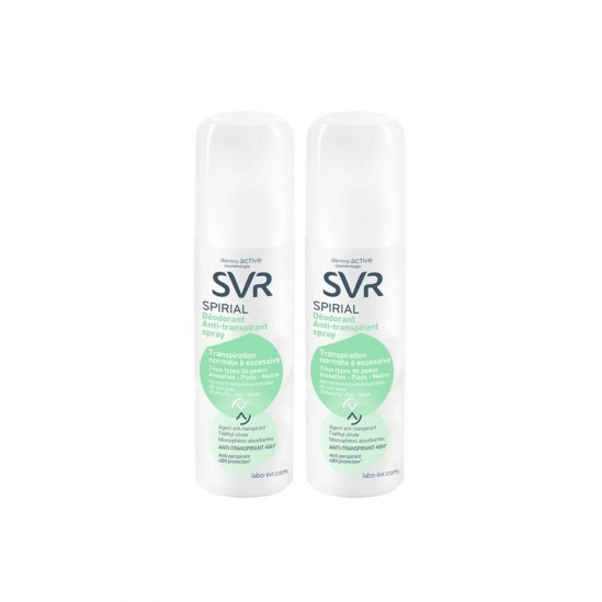 SVR Spirial Déodorant Anti-Transpirant 2 x 100 ml