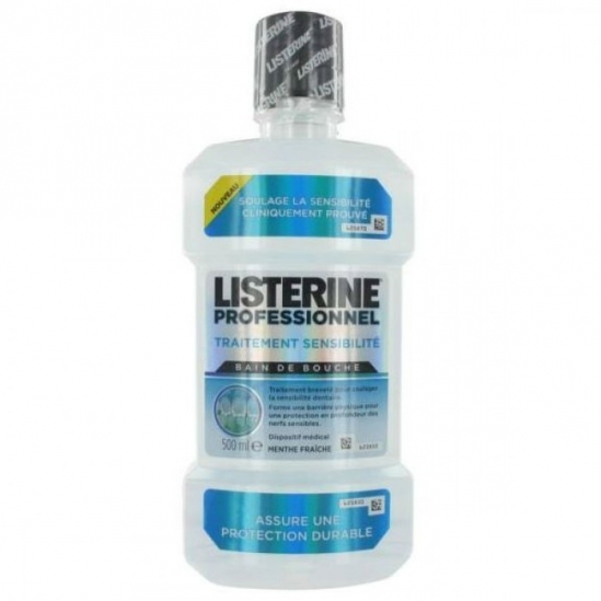 Listerine professionnel traitement sensibilité 500 ml