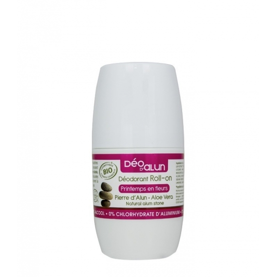 MKL déodorant d'alun roll on printemps en fleurs 50ml