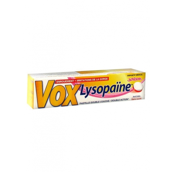 Vox Lysopaïne Junior 18 Pastilles