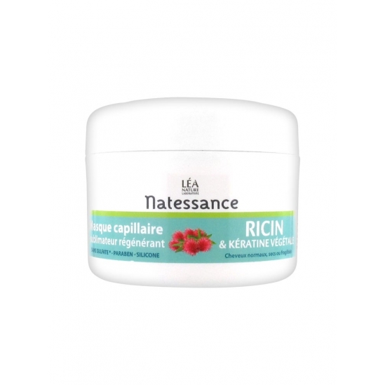 Natessance Capillaire Masque Huile De Ricin 200ml