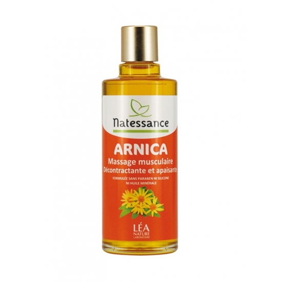 Natessance Huile Arnica Massage Musculaire Décontractante Et Apaisante 100ml