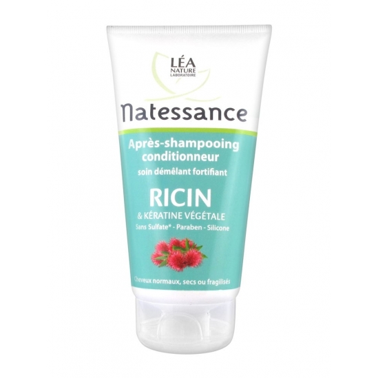 Natessance Capillaire Après-Shampooing Huile de Ricin 150ml