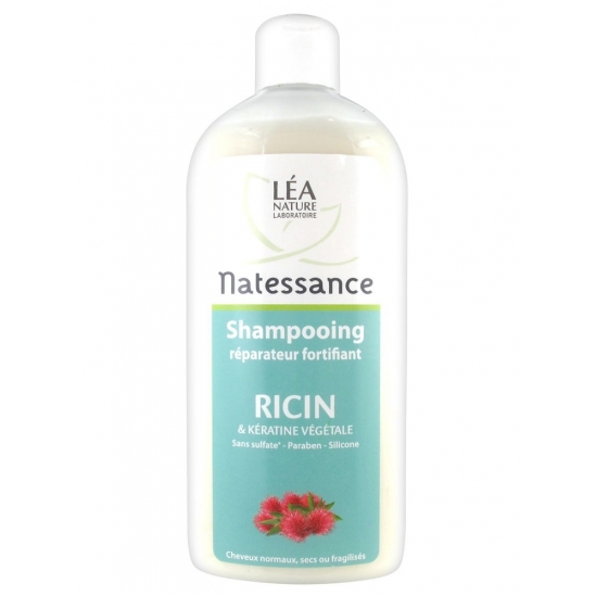 Natessance Shampooing Réparateur Fortifiant Ricin 500ml